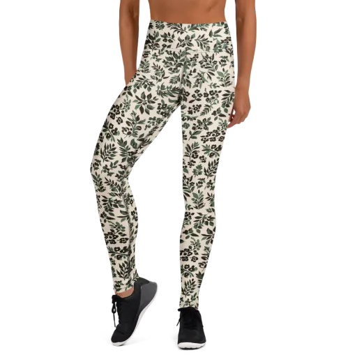 Verdant Ink on a Yoga Leggings