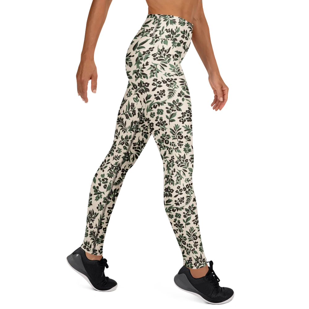 Verdant Ink on Yoga Leggings — Right