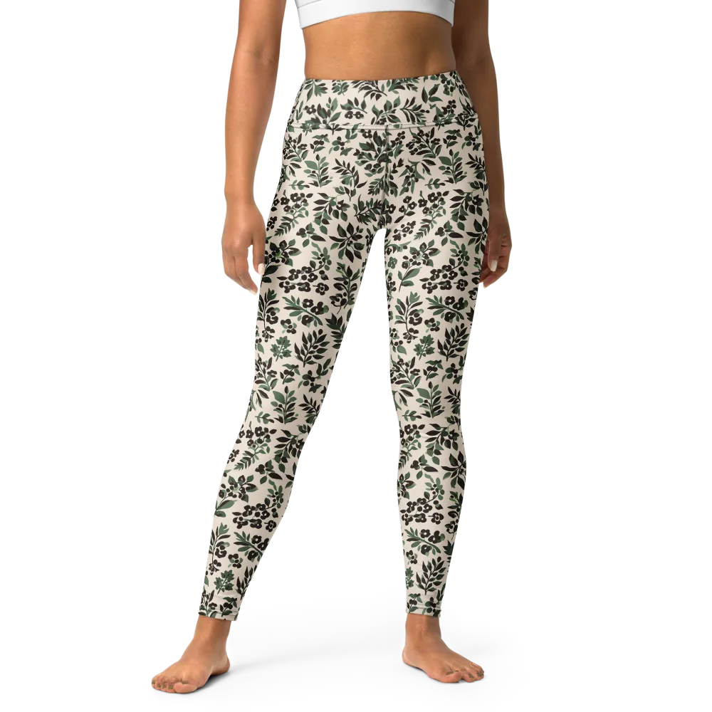Verdant Ink on Yoga Leggings — Front