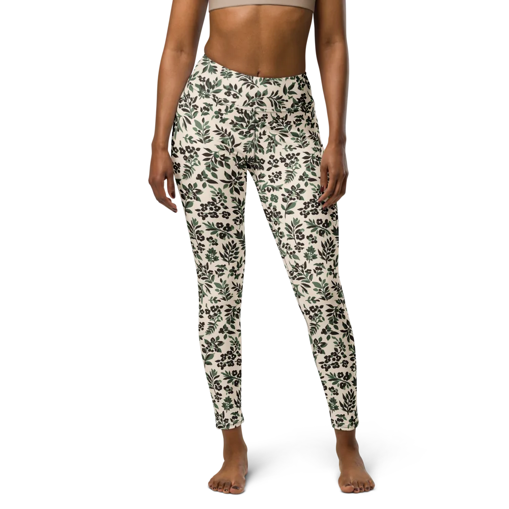 Verdant Ink on Yoga Leggings — Front