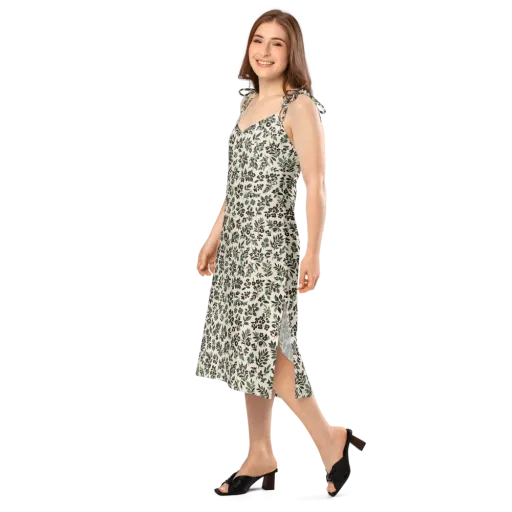 Verdant Ink on a Slip Dress