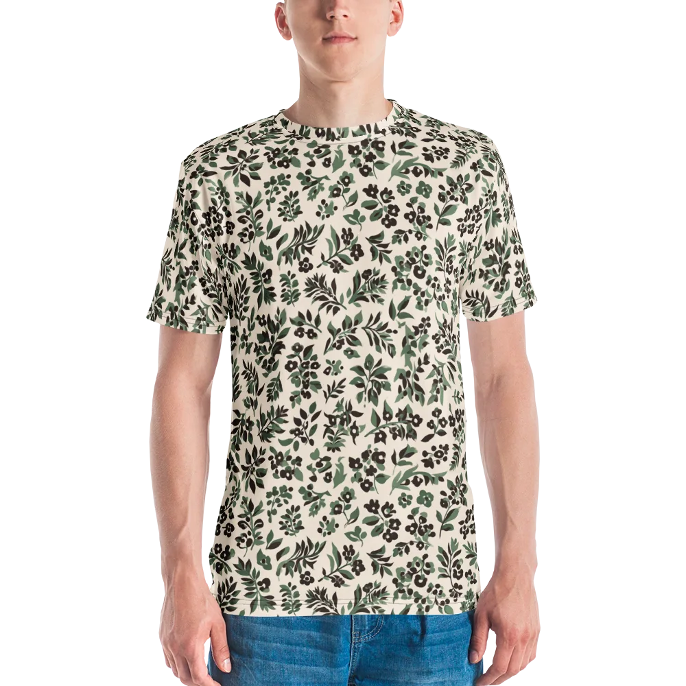 Verdant Ink on Men's Crew Neck T-Shirt — Front