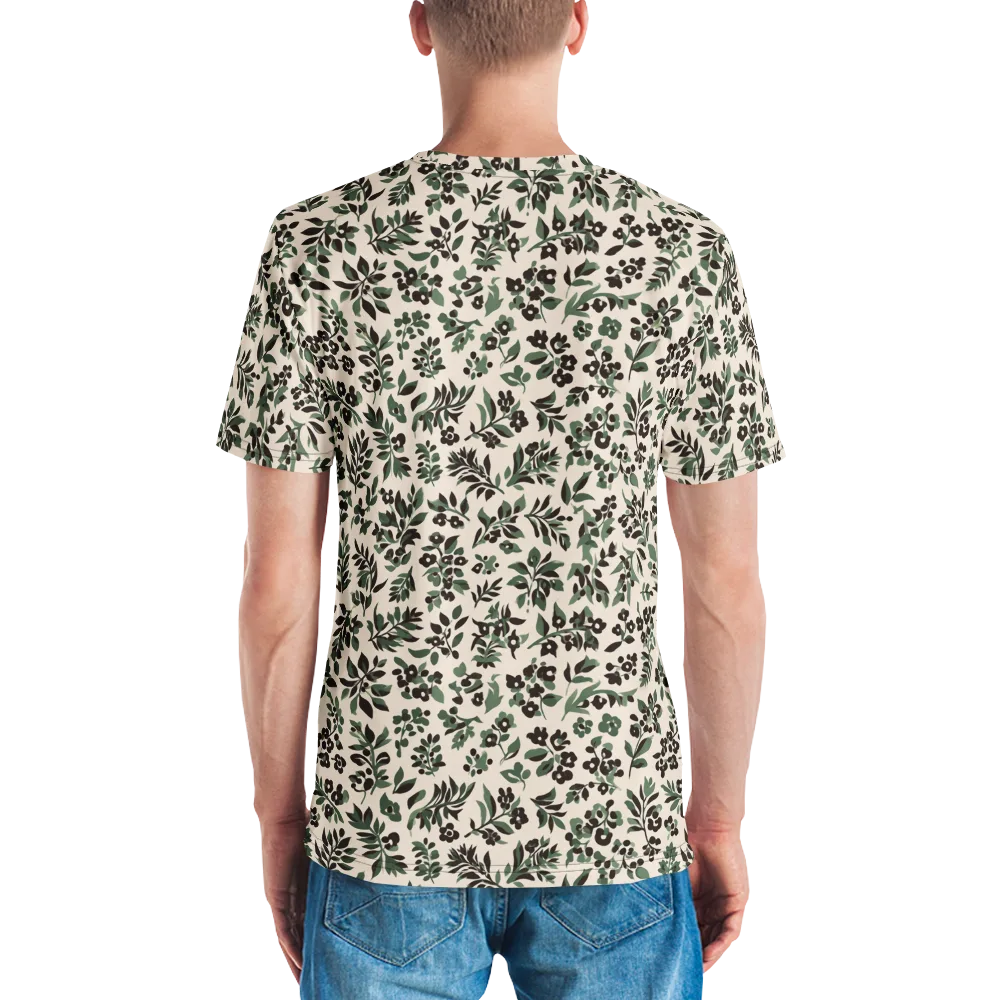 Verdant Ink on Men's Crew Neck T-Shirt — Back