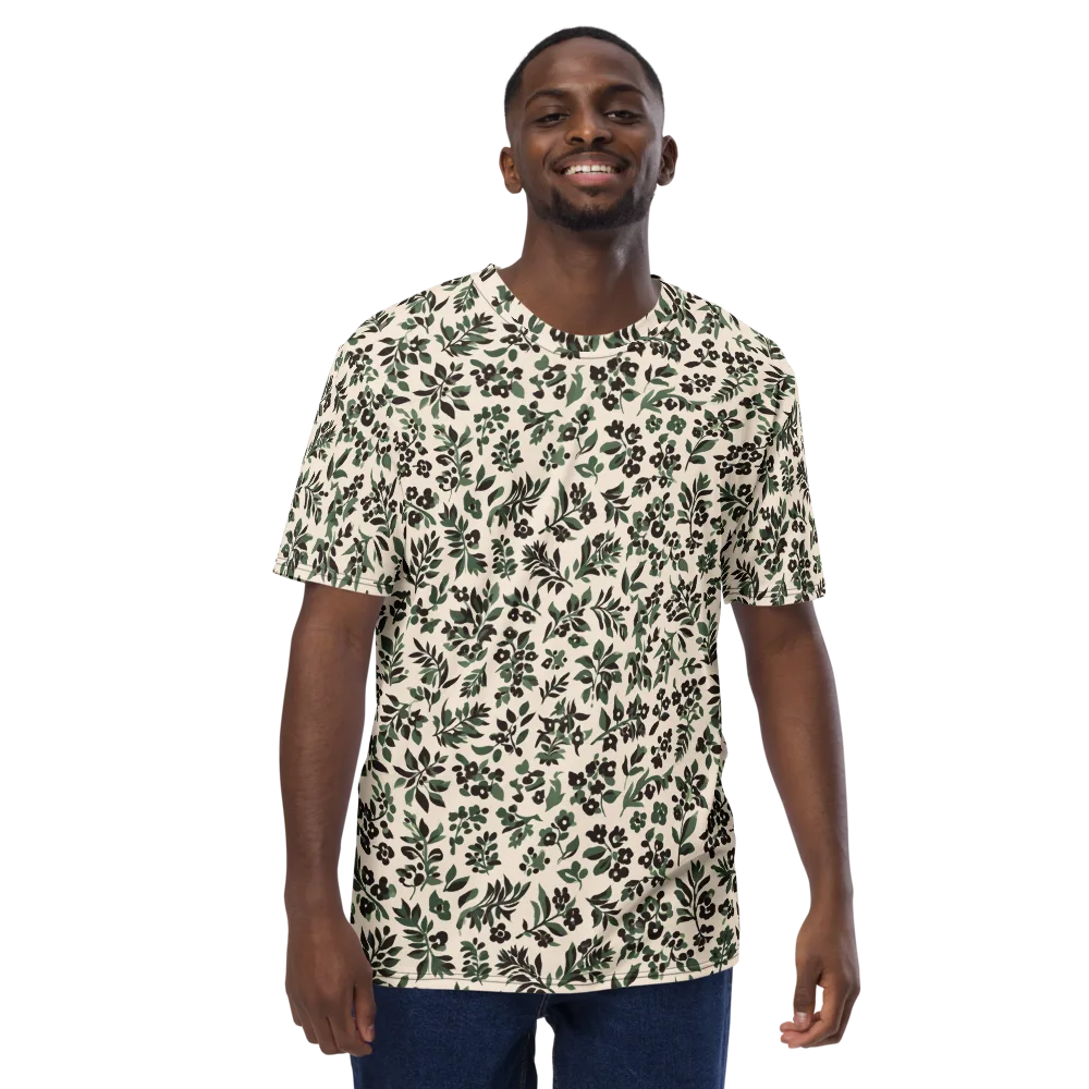 Verdant Ink on Men's Crew Neck T-Shirt — Front
