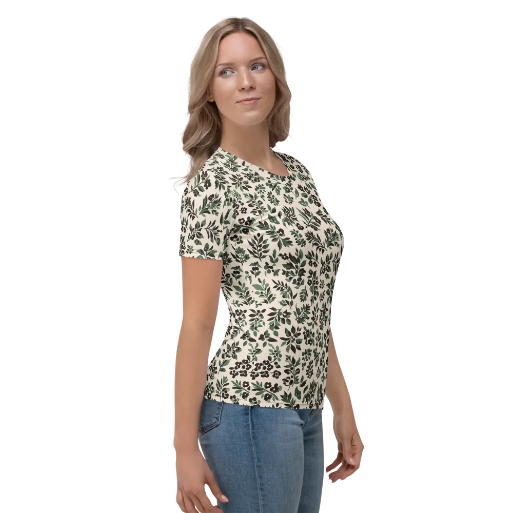 Verdant Ink on Women's Crew Neck T-Shirt — Right