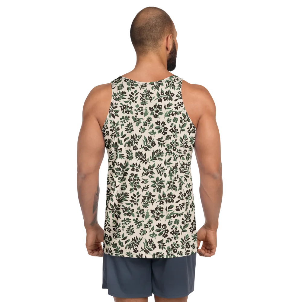 Verdant Ink on Men's Tank Top — Back