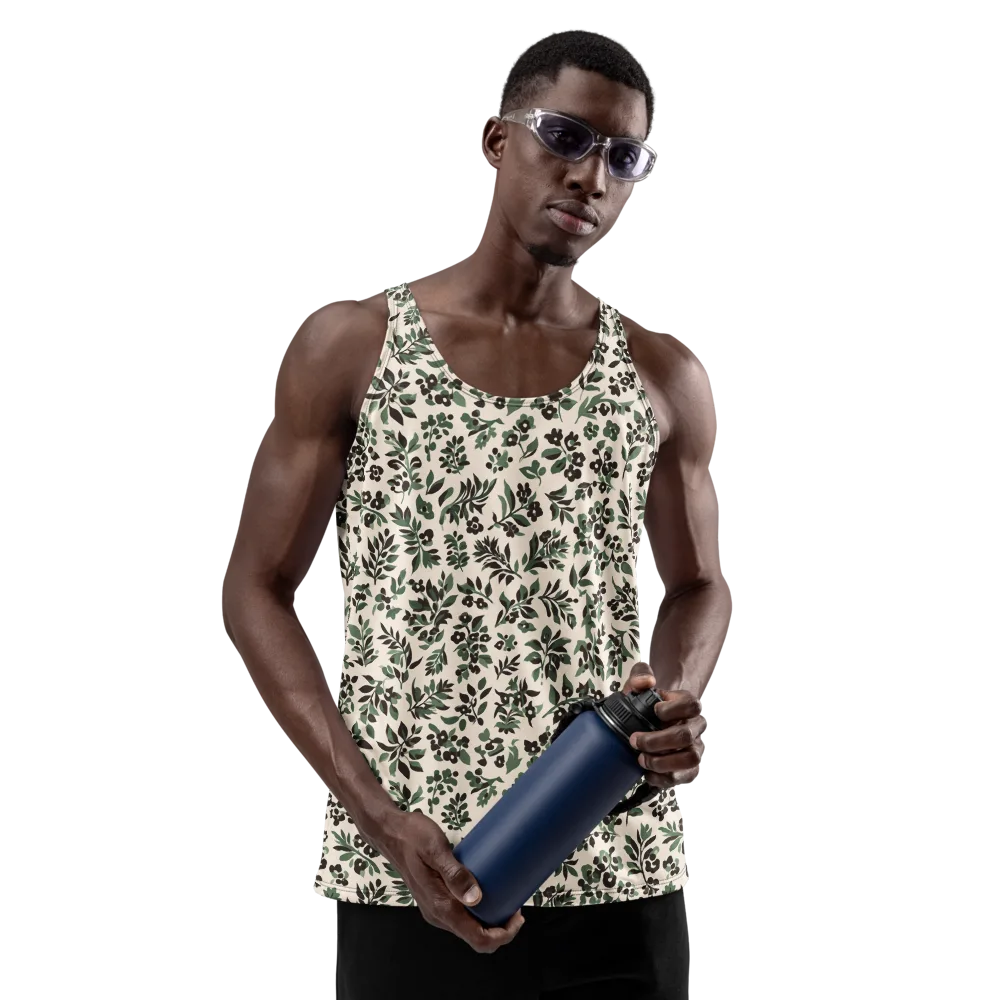 Verdant Ink on Men's Tank Top — Front