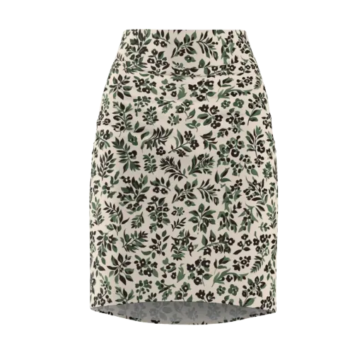 Verdant Ink on a Pencil Skirt