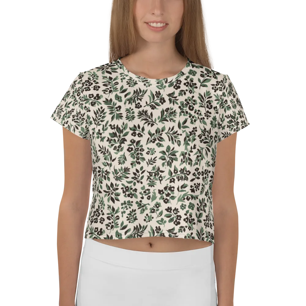 Verdant Ink on Crop Tee — Front