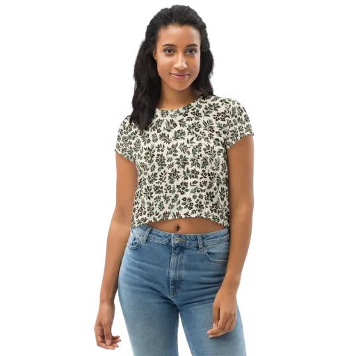 Verdant Ink on a Crop Tee
