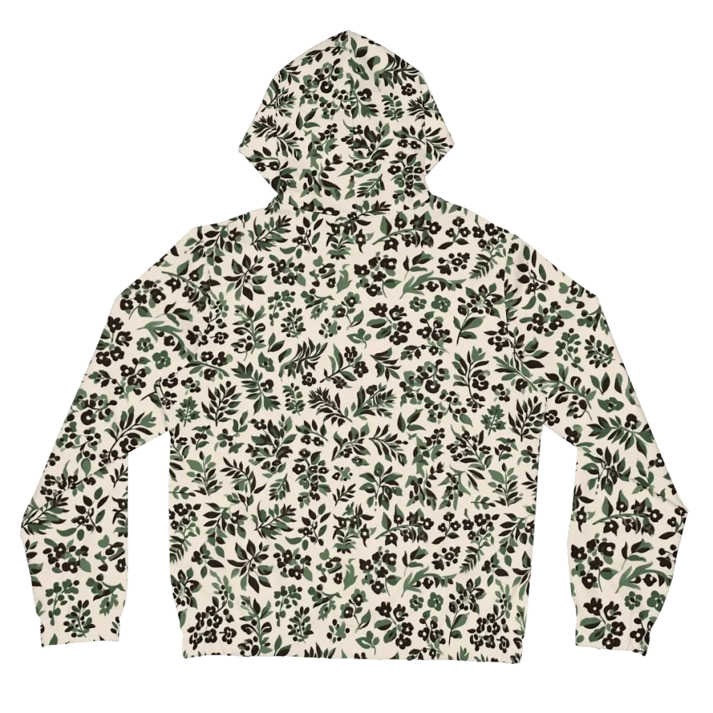 Verdant Ink on Women's Full-Zip Hoodie — Back
