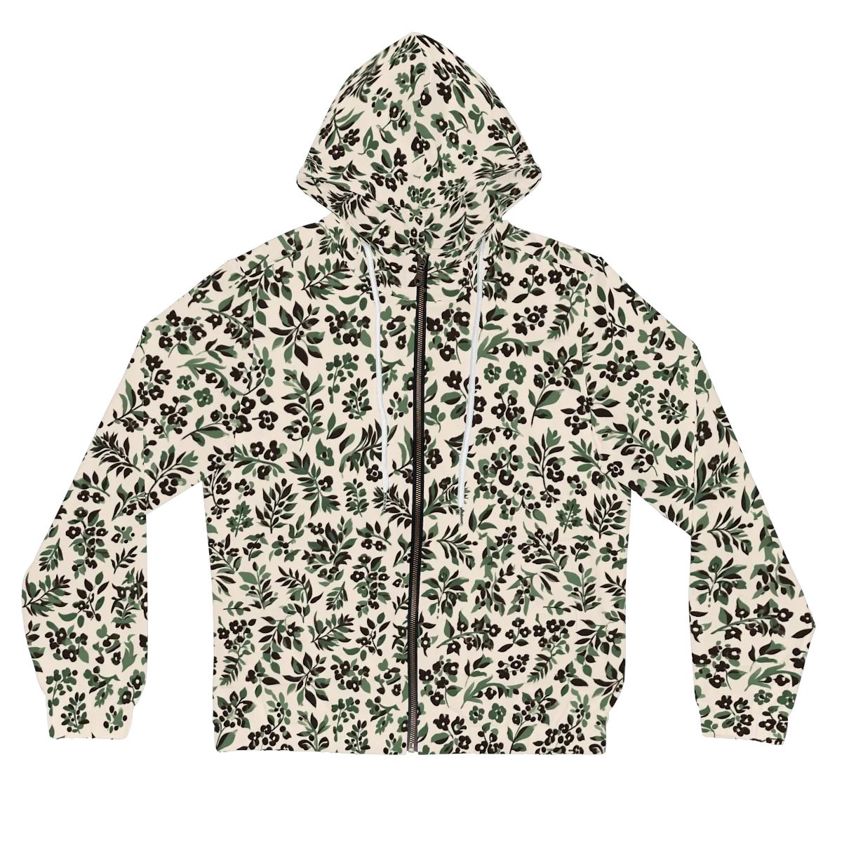 Verdant Ink on Women's Full-Zip Hoodie — Front