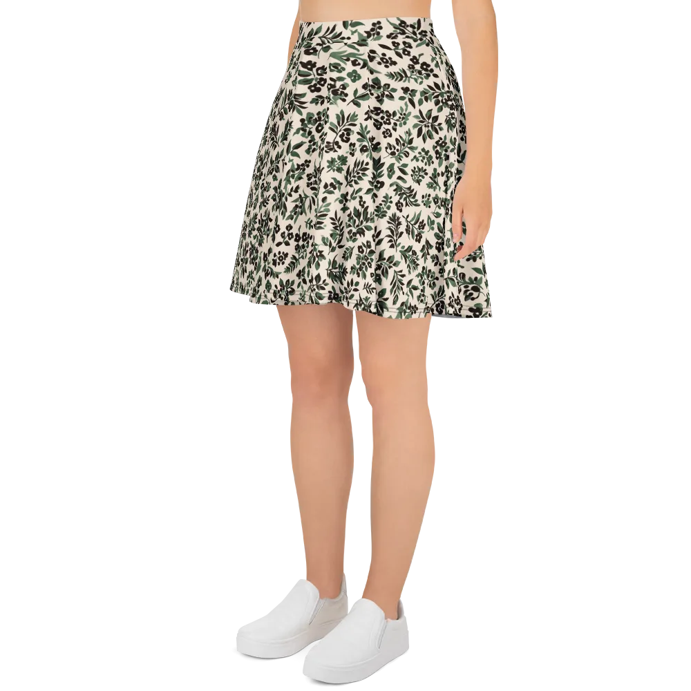 Verdant Ink on Skater Skirt — Left
