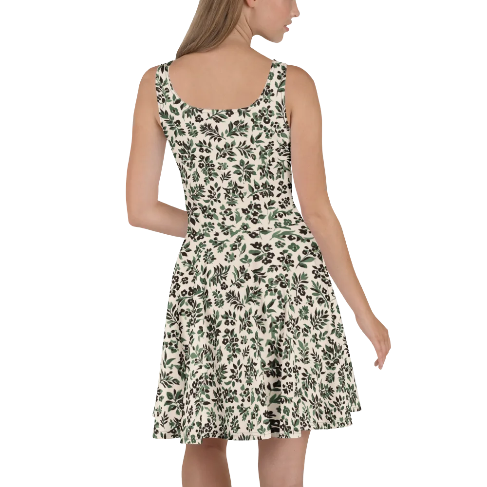 Verdant Ink on Skater Dress — Back