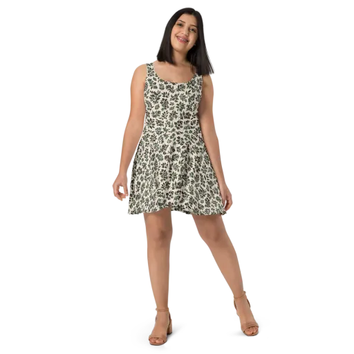 Verdant Ink on a Skater Dress