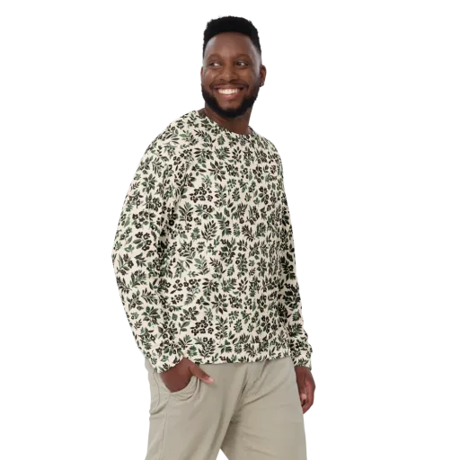 Verdant Ink on a Sweatshirt