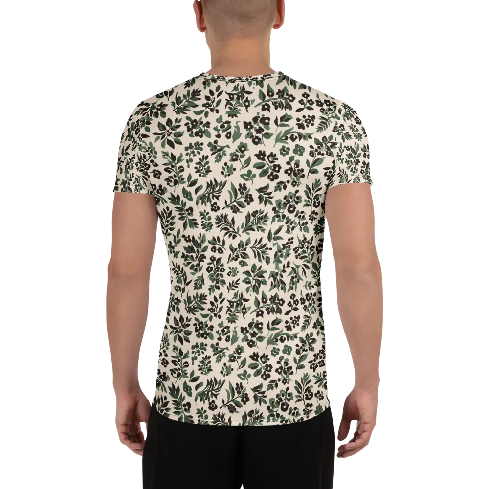 Verdant Ink on Men's Athletic T-Shirt — Back