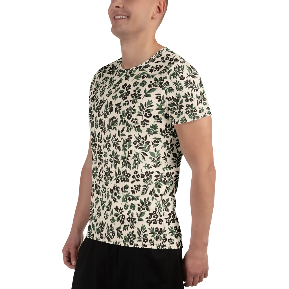 Verdant Ink on Men's Athletic T-Shirt — Left