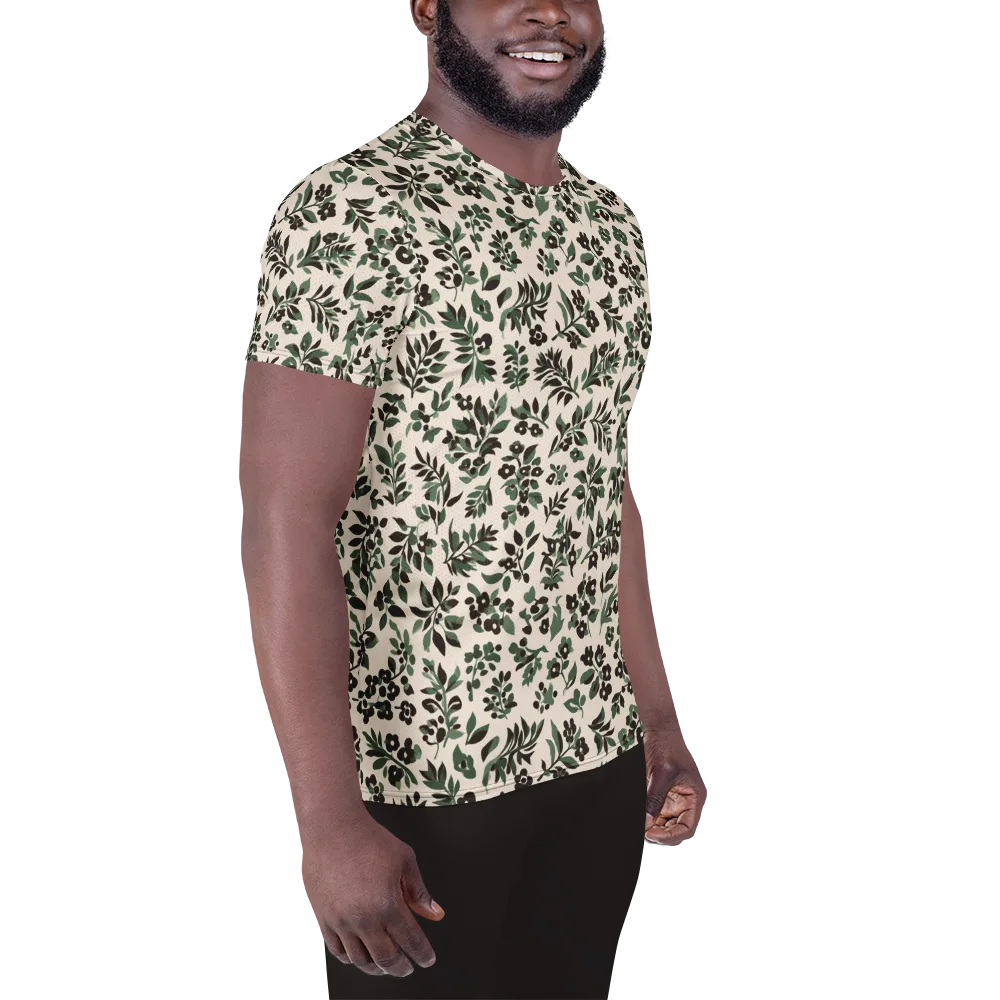 Verdant Ink on Men's Athletic T-Shirt — Right