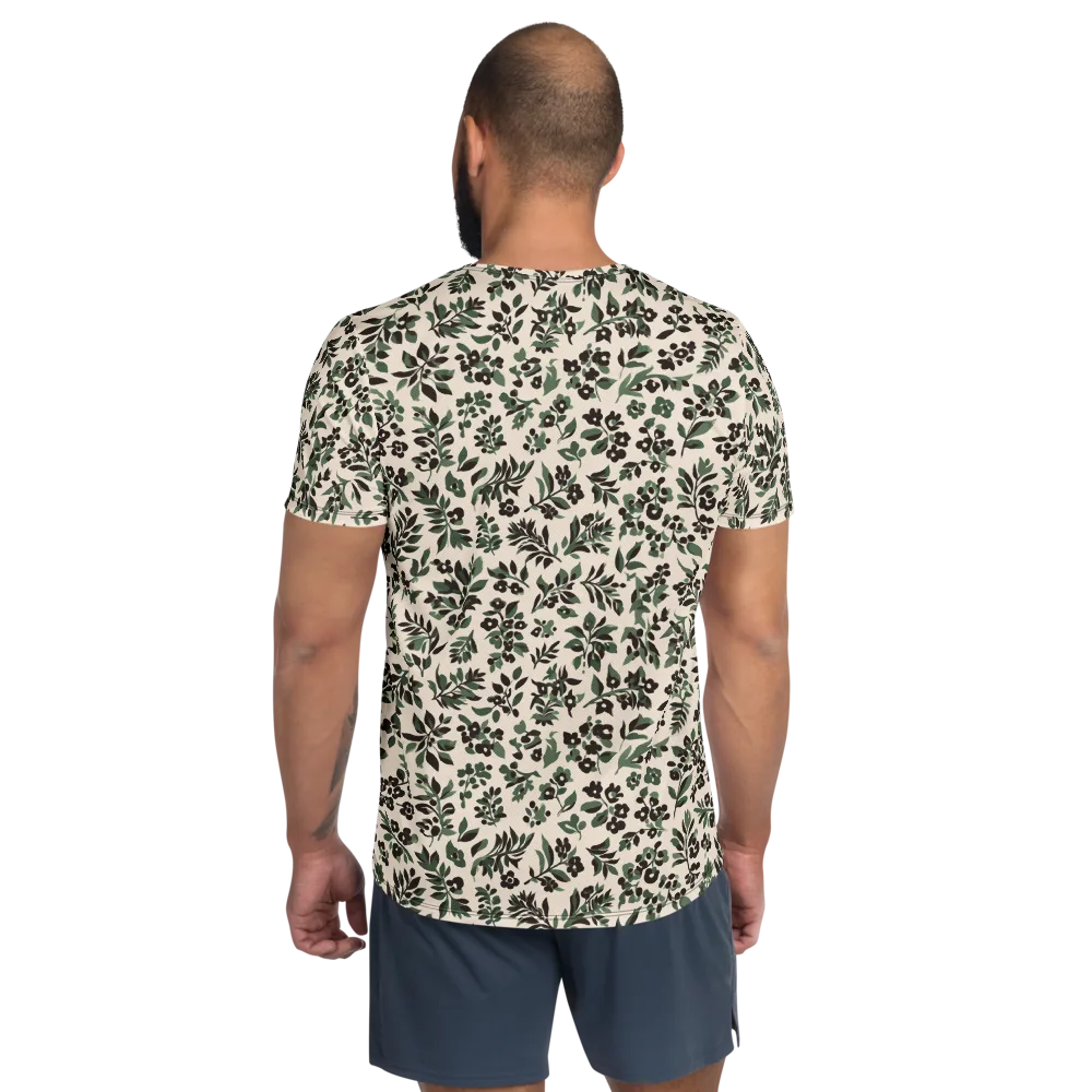 Verdant Ink on Men's Athletic T-Shirt — Back