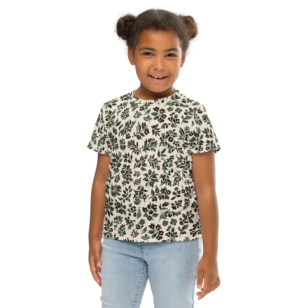 Verdant Ink on Kids Crew Neck T-Shirt — Front