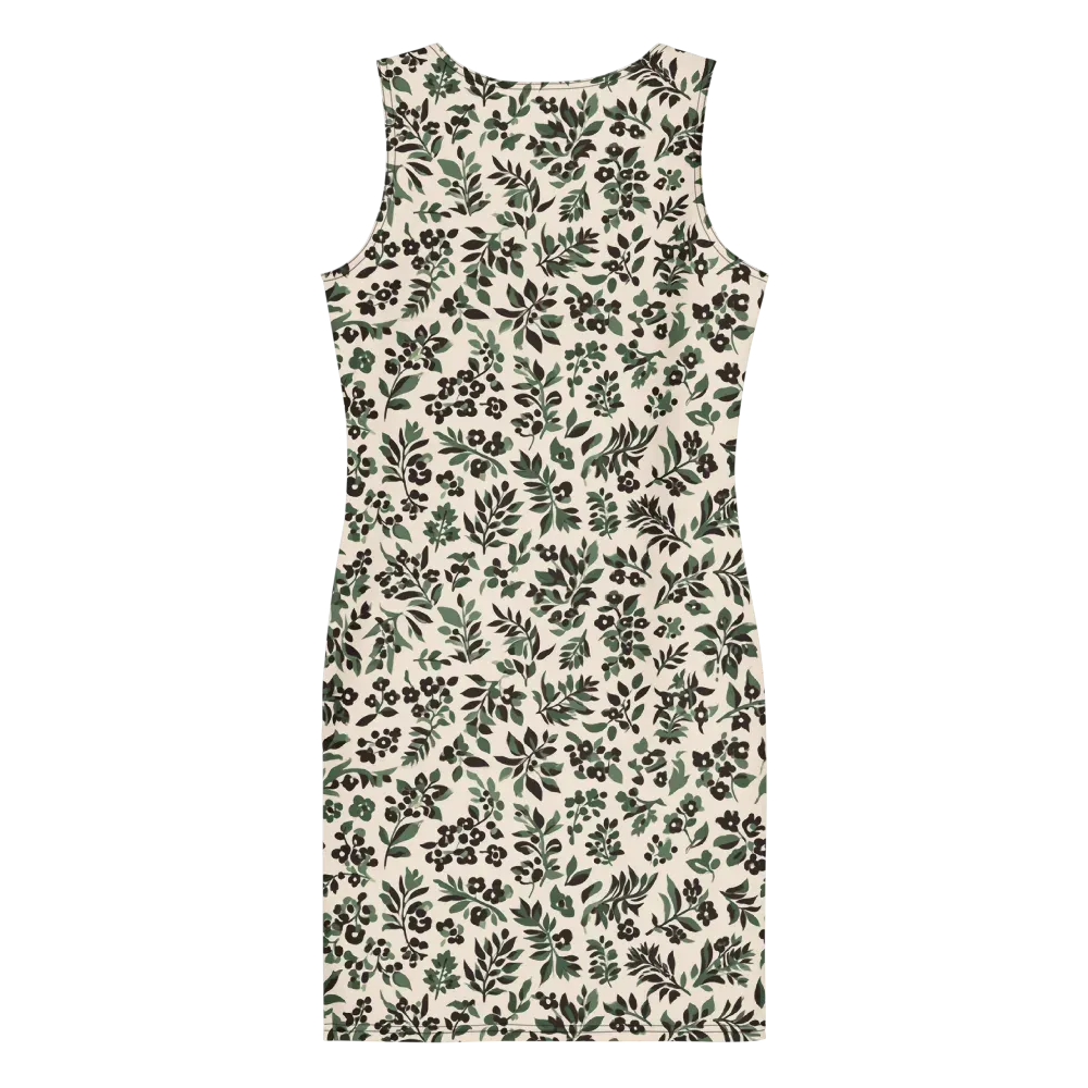 Verdant Ink on Bodycon Dress — Back