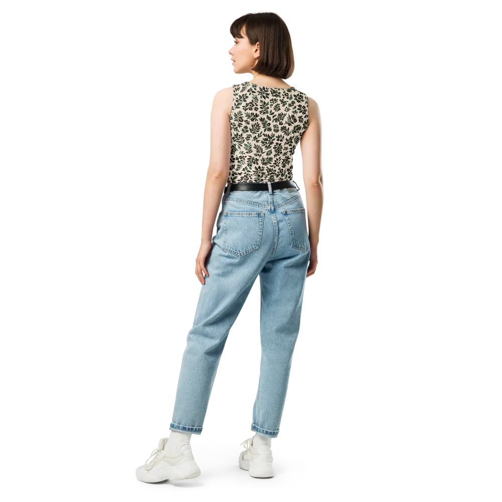 Verdant Ink on Crop Top — Back