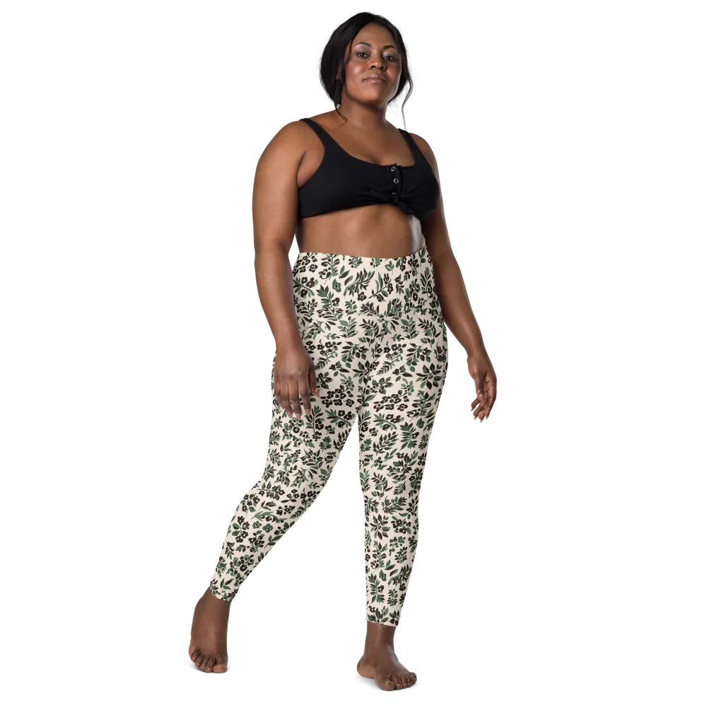 Verdant Ink on Leggings with Pockets — Front