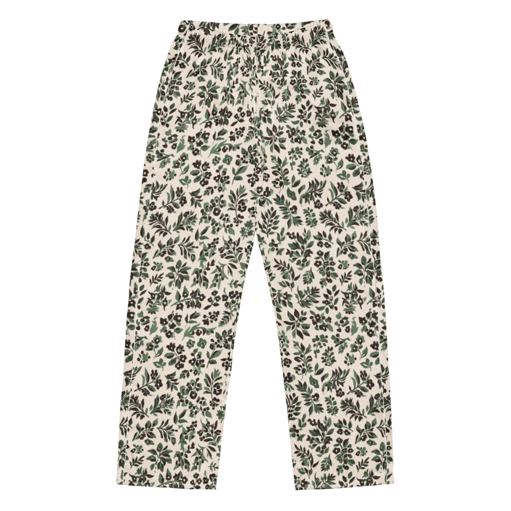 Verdant Ink on Women's Pajama Pants — Front