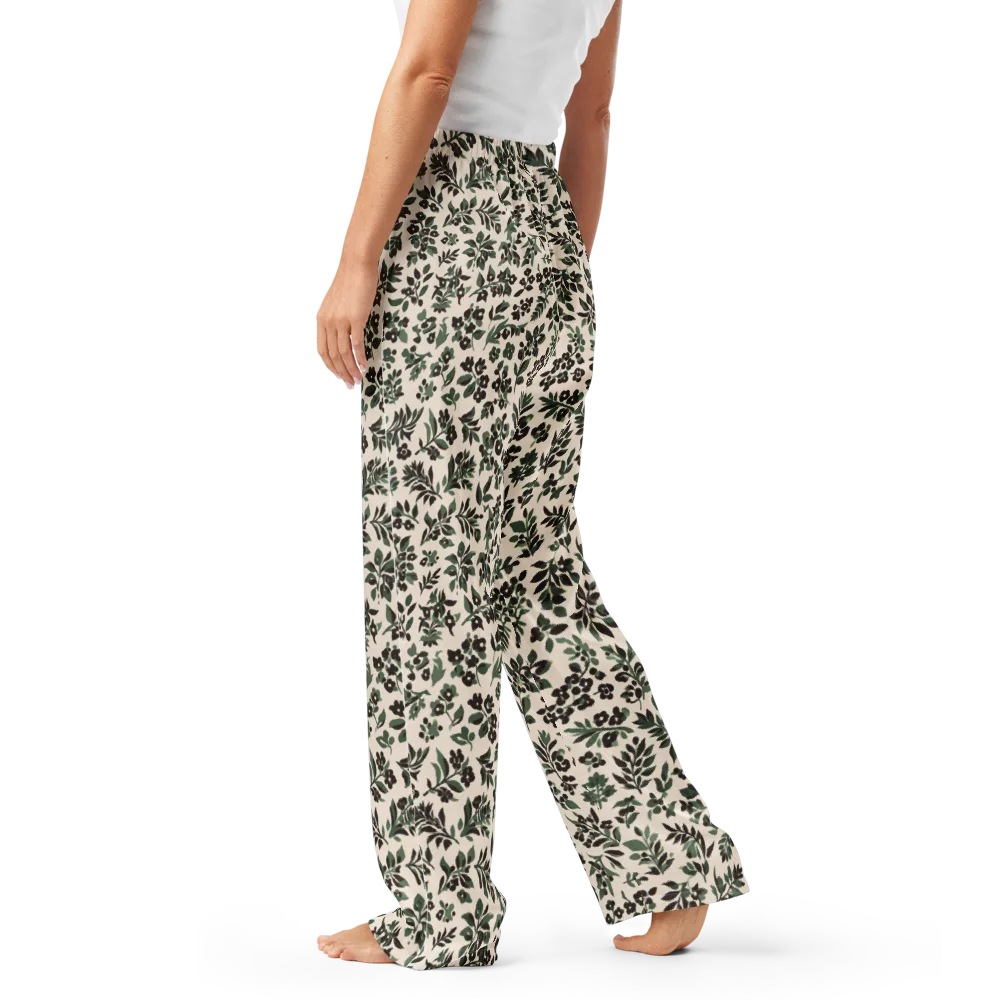 Verdant Ink on Women's Pajama Pants — Left