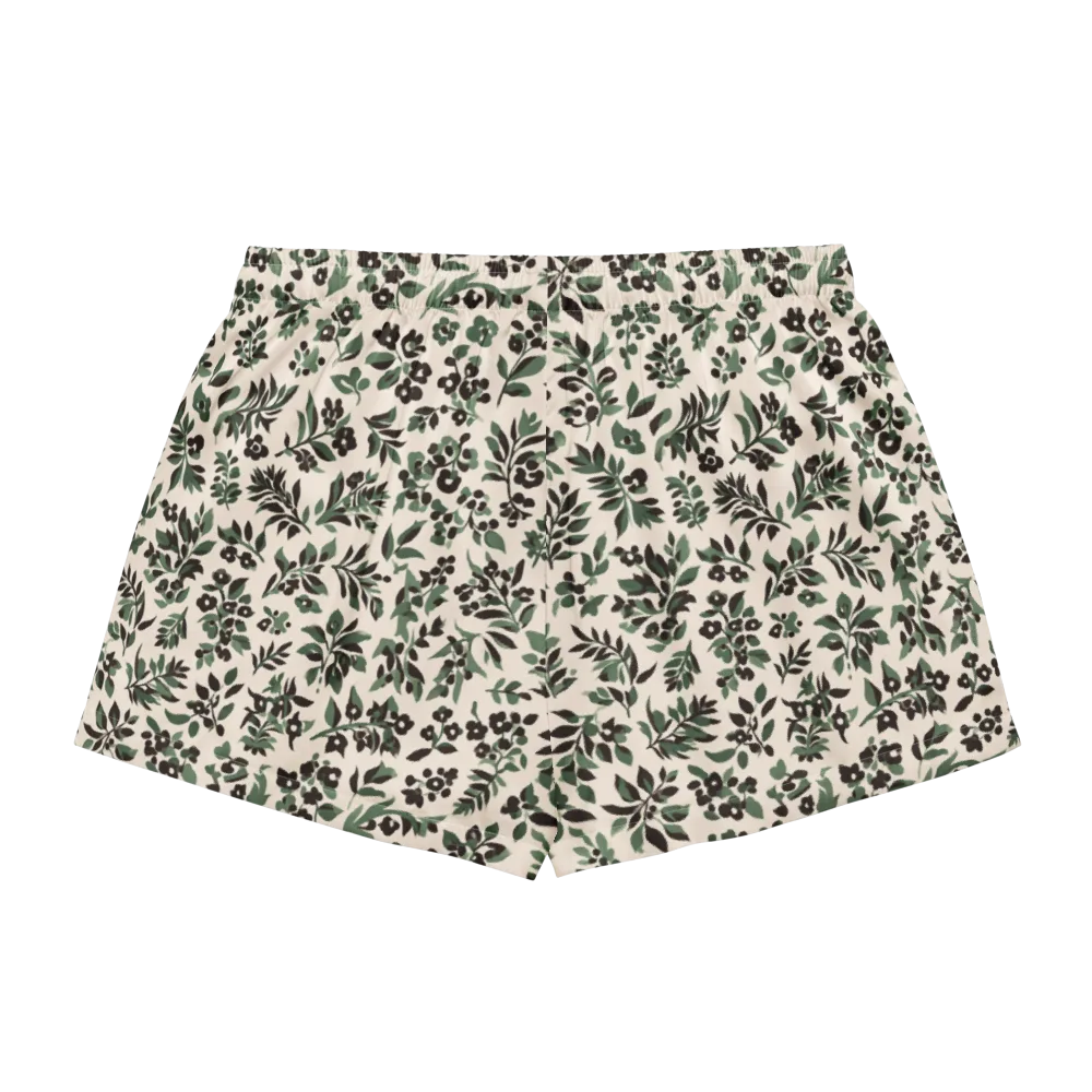Verdant Ink on Women's Pajama Shorts — Back
