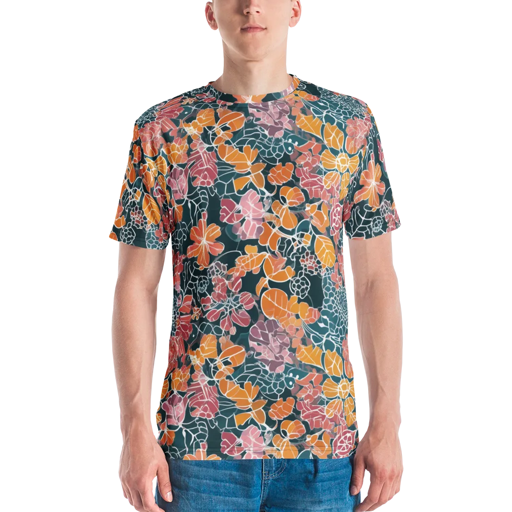 Tidal Garden on Men's Crew Neck T-Shirt — Front