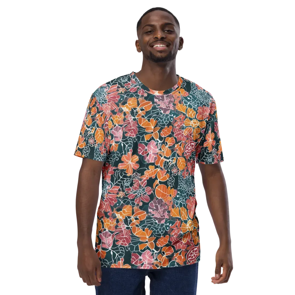 Tidal Garden on Men's Crew Neck T-Shirt — Front