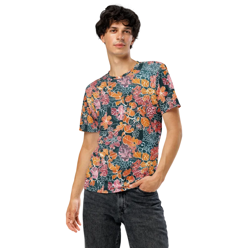 Tidal Garden on Men's Crew Neck T-Shirt — Front