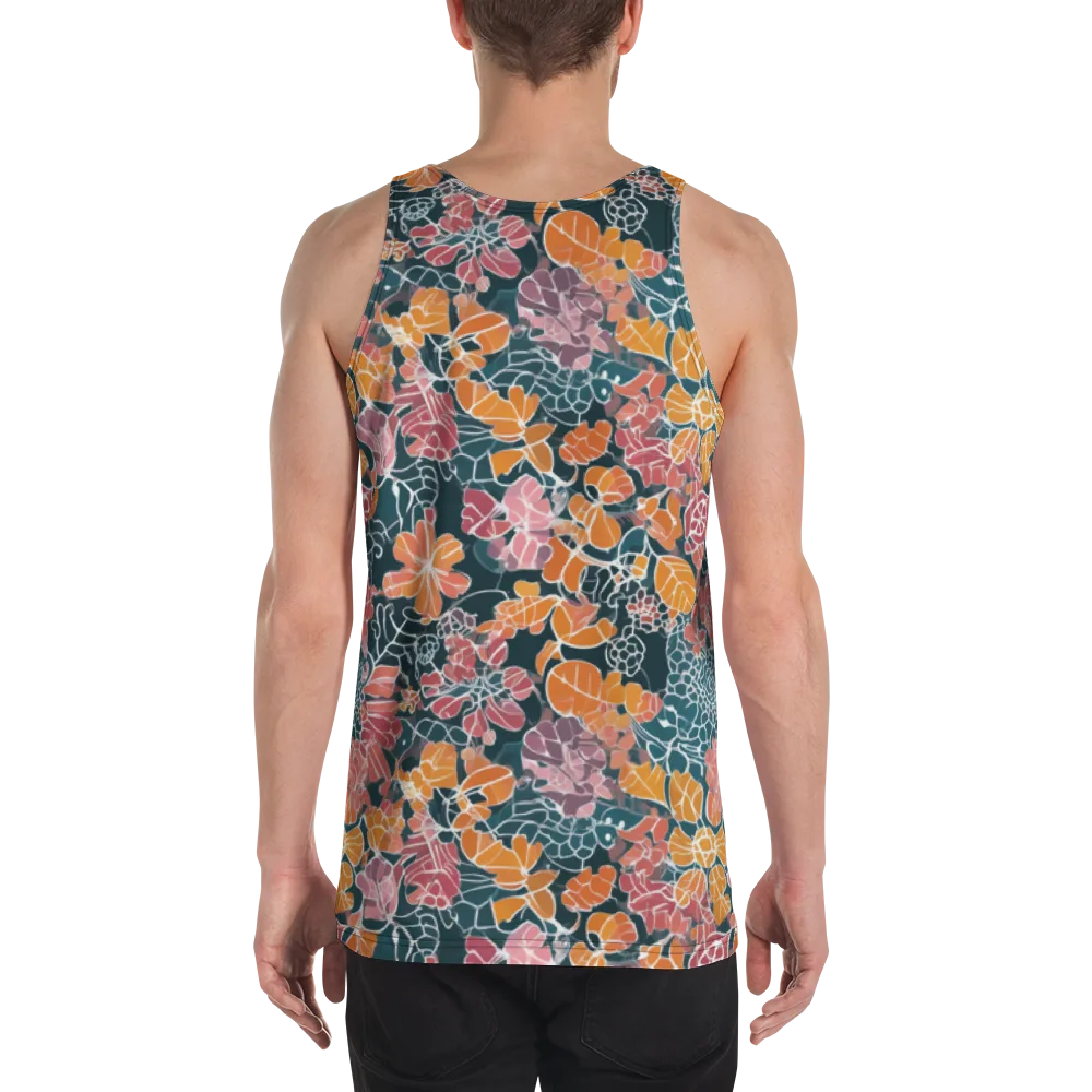 Tidal Garden on Men's Tank Top — Back