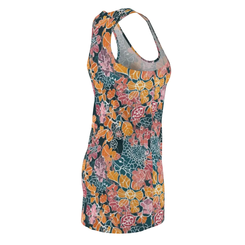 Tidal Garden on Racerback Dress — Back Side