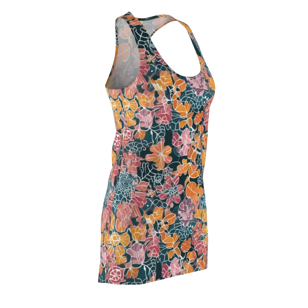 Tidal Garden on Racerback Dress — Front Side