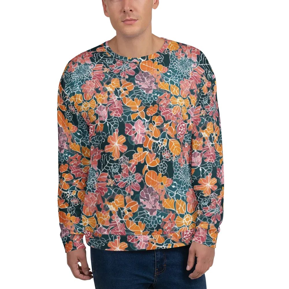Tidal Garden on Sweatshirt — Front