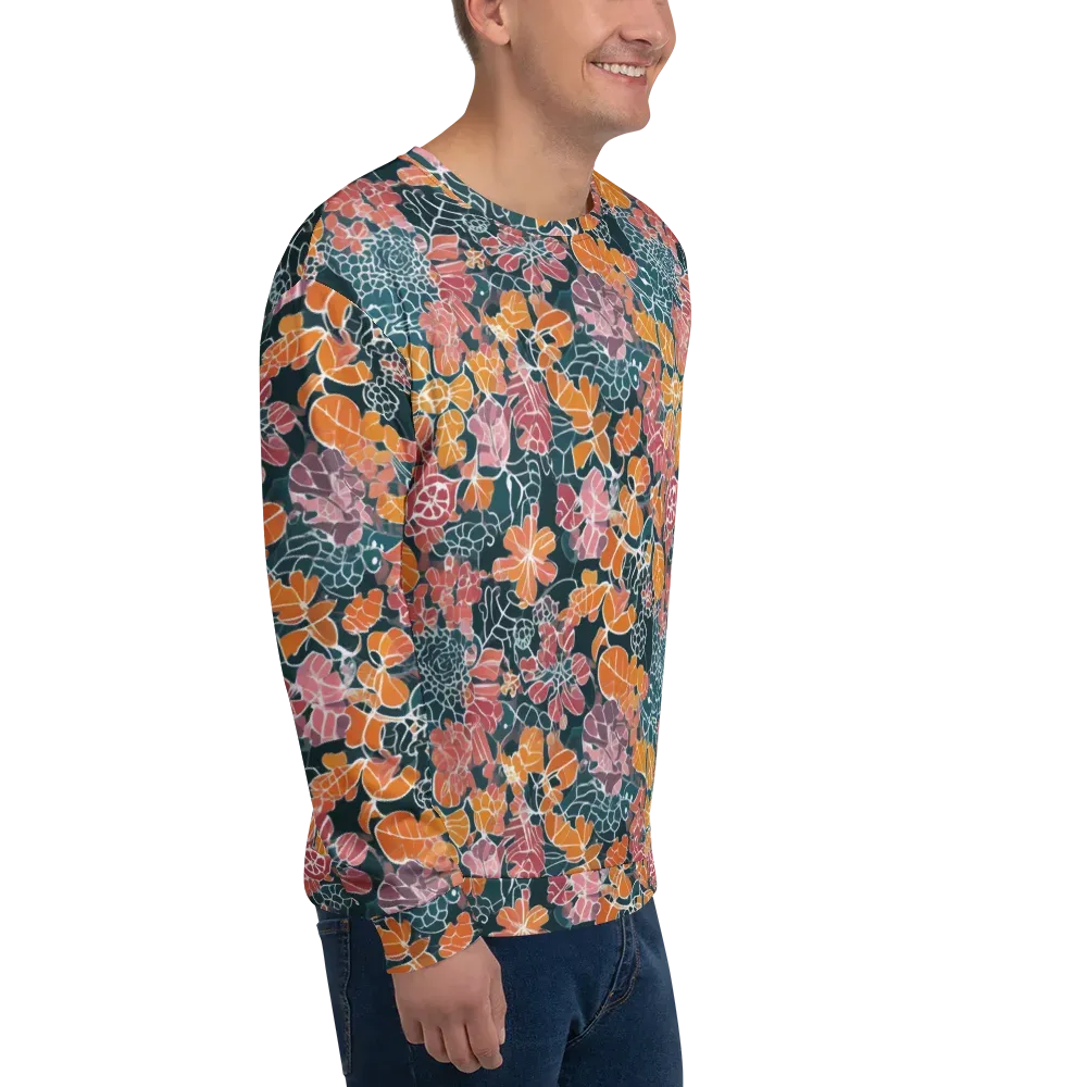 Tidal Garden on Sweatshirt — Right Front