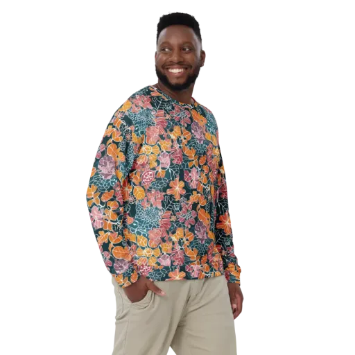 Tidal Garden on a Sweatshirt