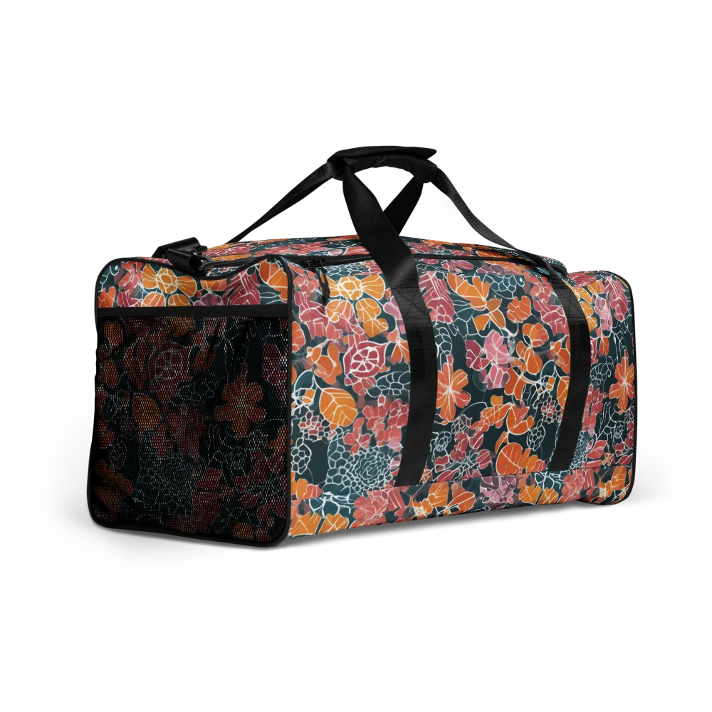 Tidal Garden on Duffle Bag — Right Front