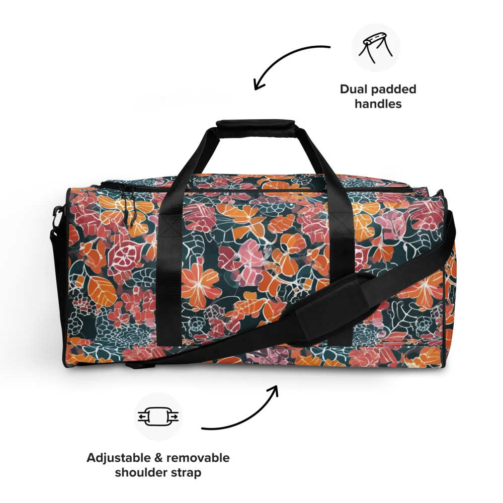 Tidal Garden on Duffle Bag — Front