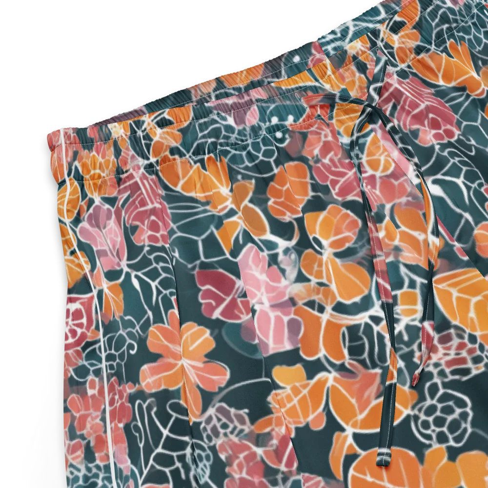 Tidal Garden on Women's Pajama Shorts — Product details