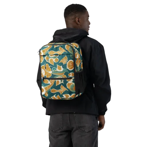 Gilded Koi Current on a Utility Backpack