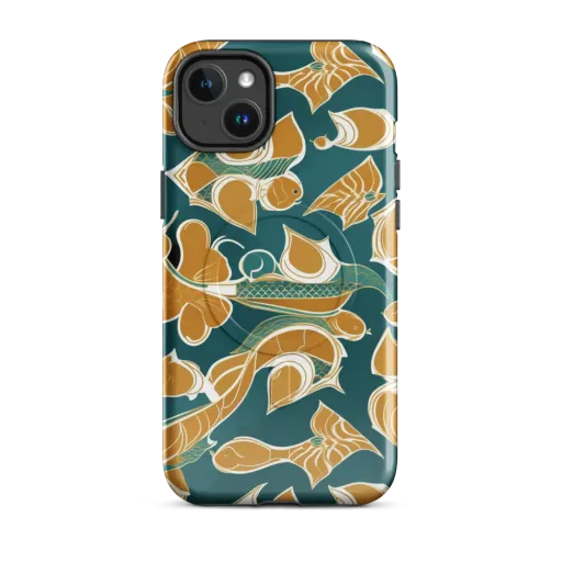 Gilded Koi Current on a MagSafe Tough Case for iPhone®