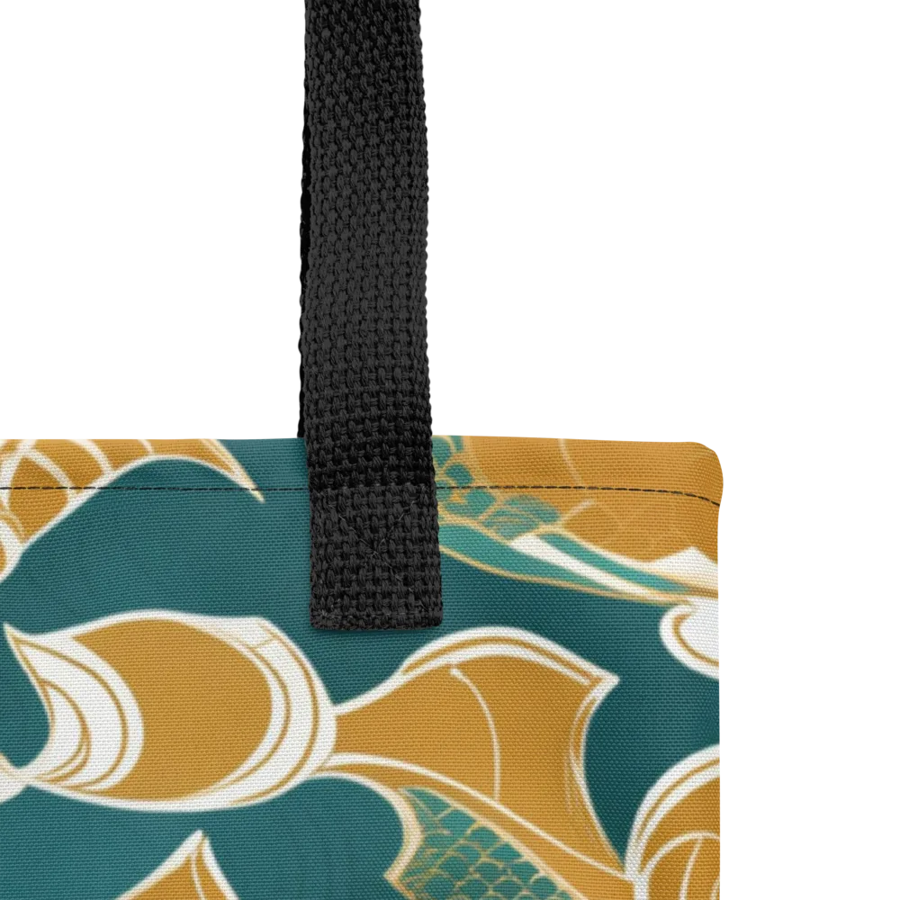 Gilded Koi Current on Tote Bag — Product details