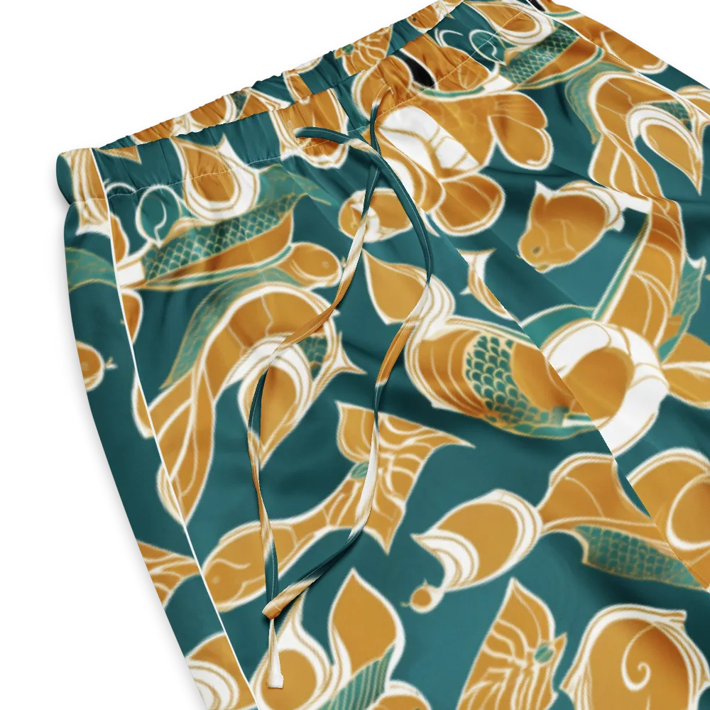 Gilded Koi Current on Women's Pajama Pants — Product details
