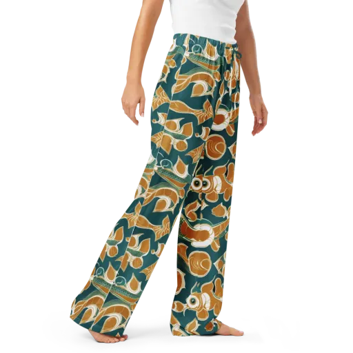 Gilded Koi Current on a Women's Pajama Pants