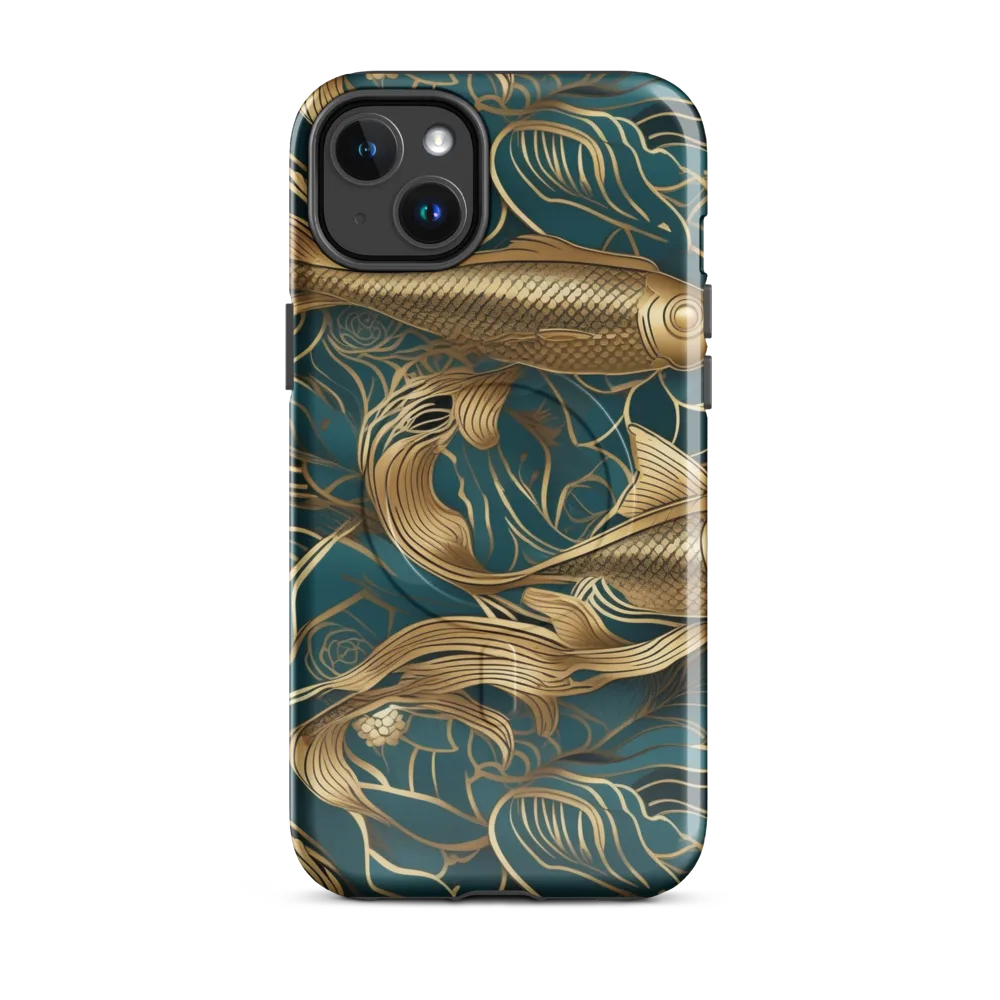 Teal Tide on MagSafe Tough Case for iPhone® — Front