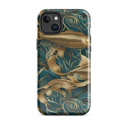 Teal Tide on a MagSafe Tough Case for iPhone®
